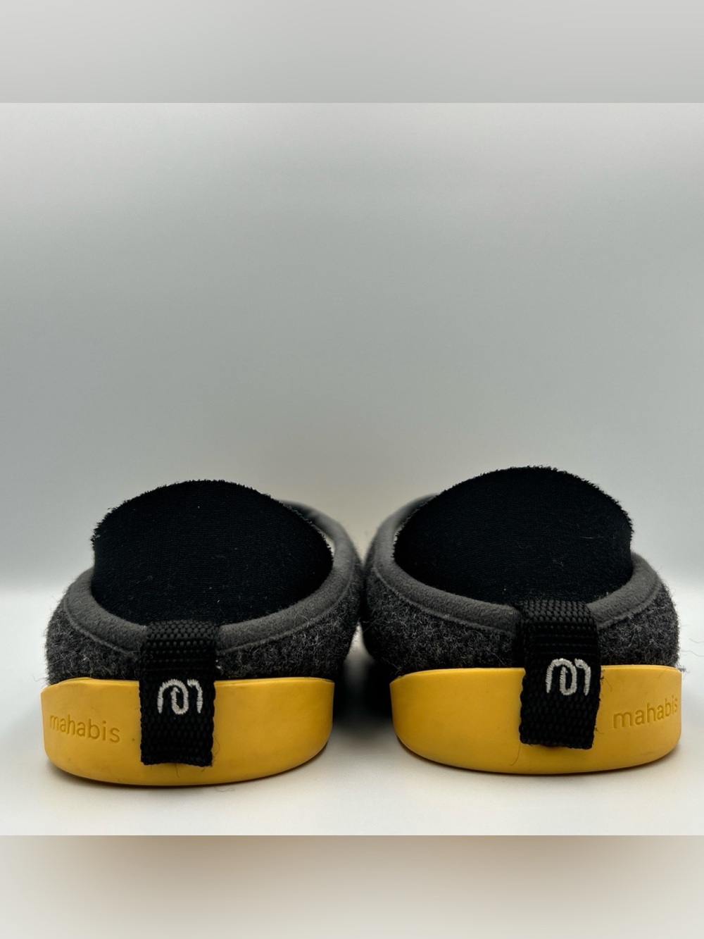 MAHABIS Classic Slippers US Size 8.5/9 Slip On Loafer Indoor Outdoor Gray Felt - Picture 8 of 13